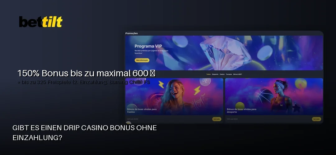 Drip Casino promotional banner